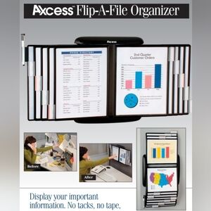 Access Executive Flip-A-File Reference Organizer, New In Box